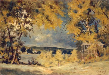 Landskap, Binghamton, New York, 1907